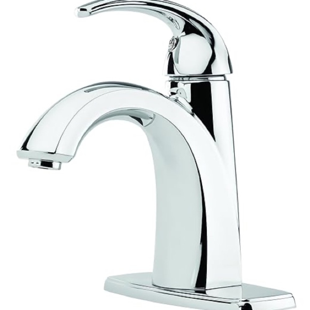 Pfister F-042-SL Selia Single Hole Bathroom Sink Faucet, Polished Chrome. NWT